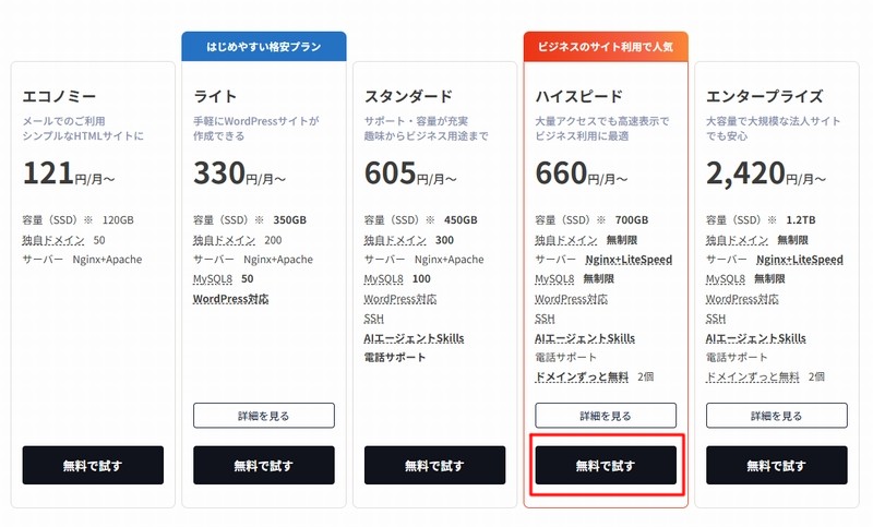 ロリポップ申し込み画像3